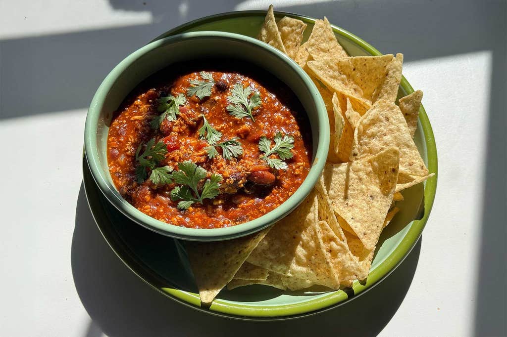 Tofu-rizo beer chili