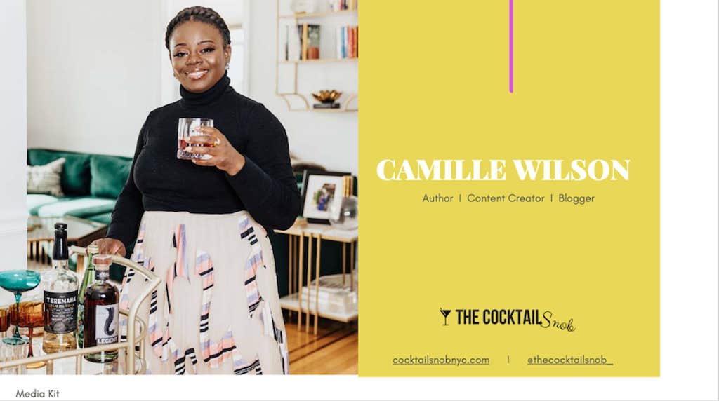 Camillie Wilson media kit