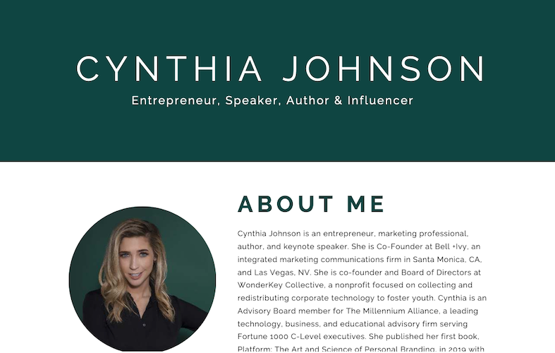 Cynthia Johnson