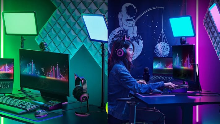 content creator gift guide - razer key light chroma customizable rgb light