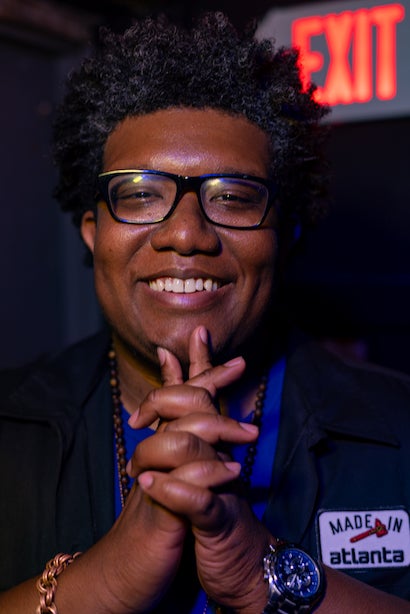 Lume Cube RGB Panel Pro - Portrait of comedian David Perdue