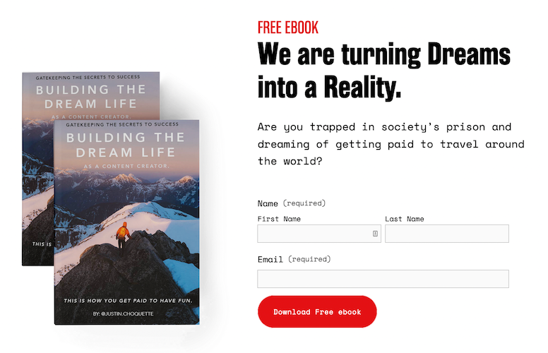 Justin Choquette's Free ebook