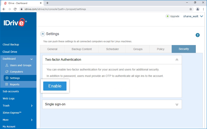 cloud storage options - idrive