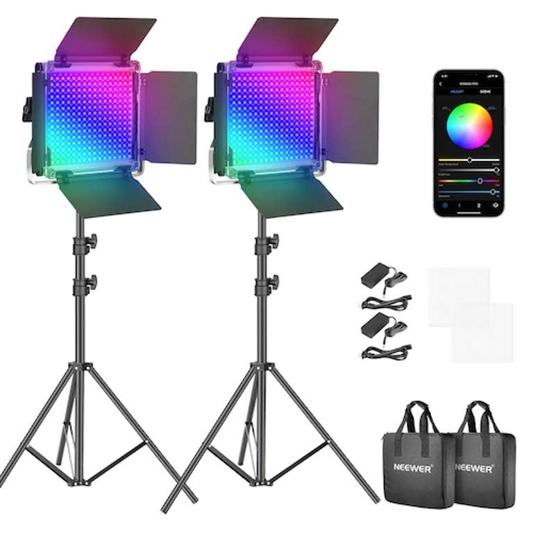 best early black friday deals for creators - neewer panel lights