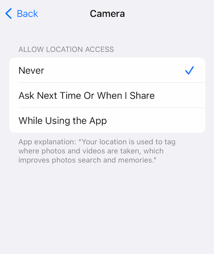 How to remove meta data from ios photos