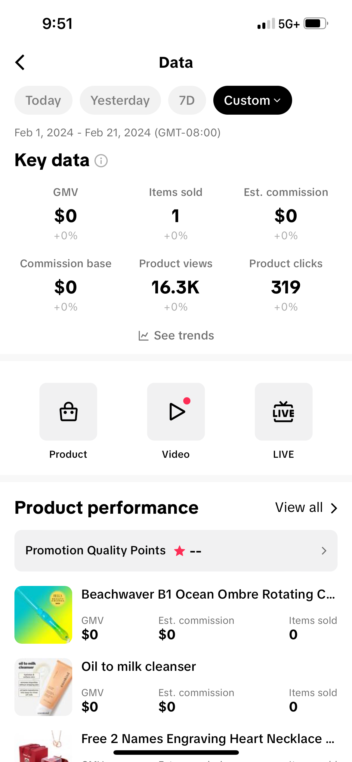 how to monetiz tiktok, a screenshot of the tiktok shop for creators creator dashboard 