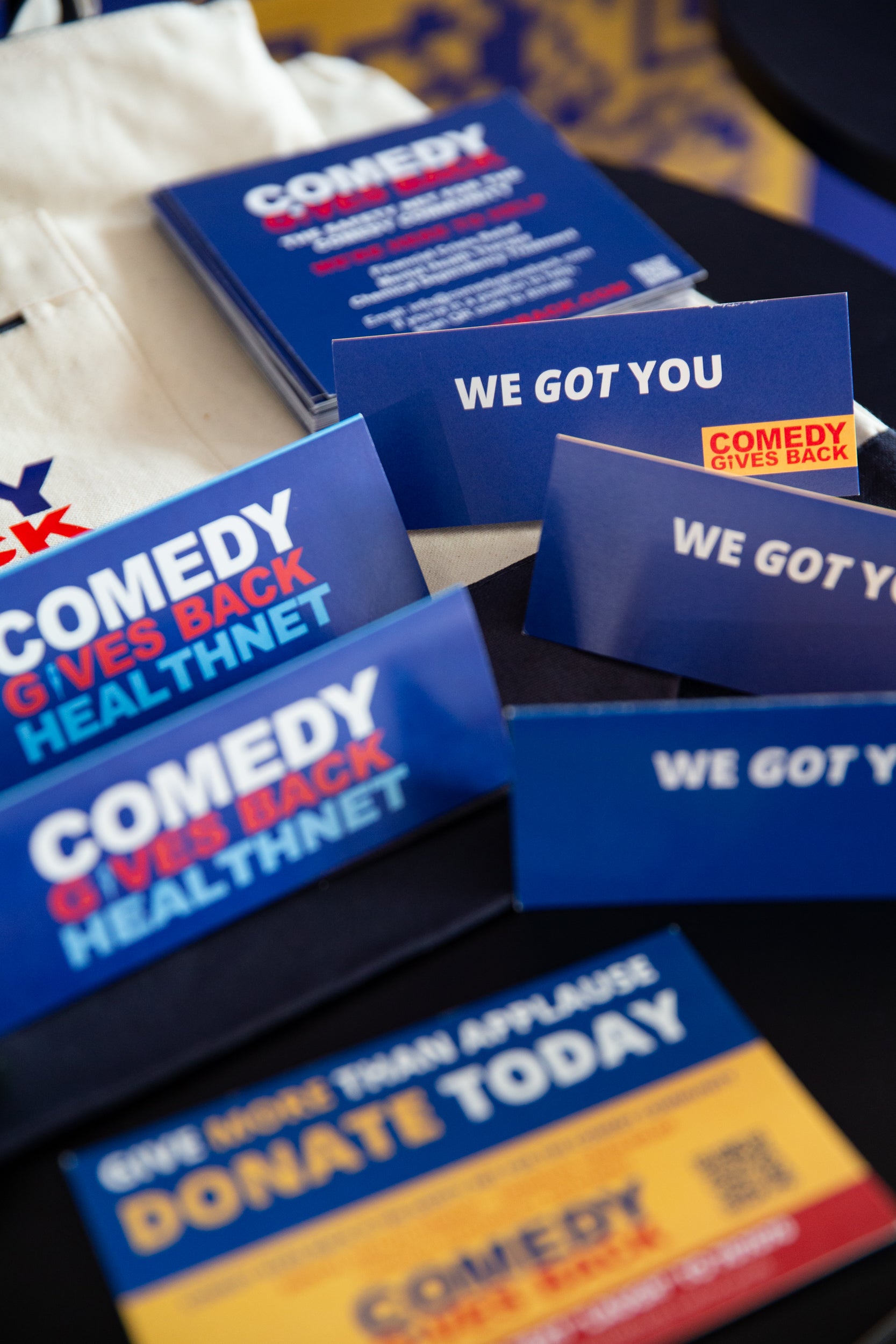 comedy that gives back cards