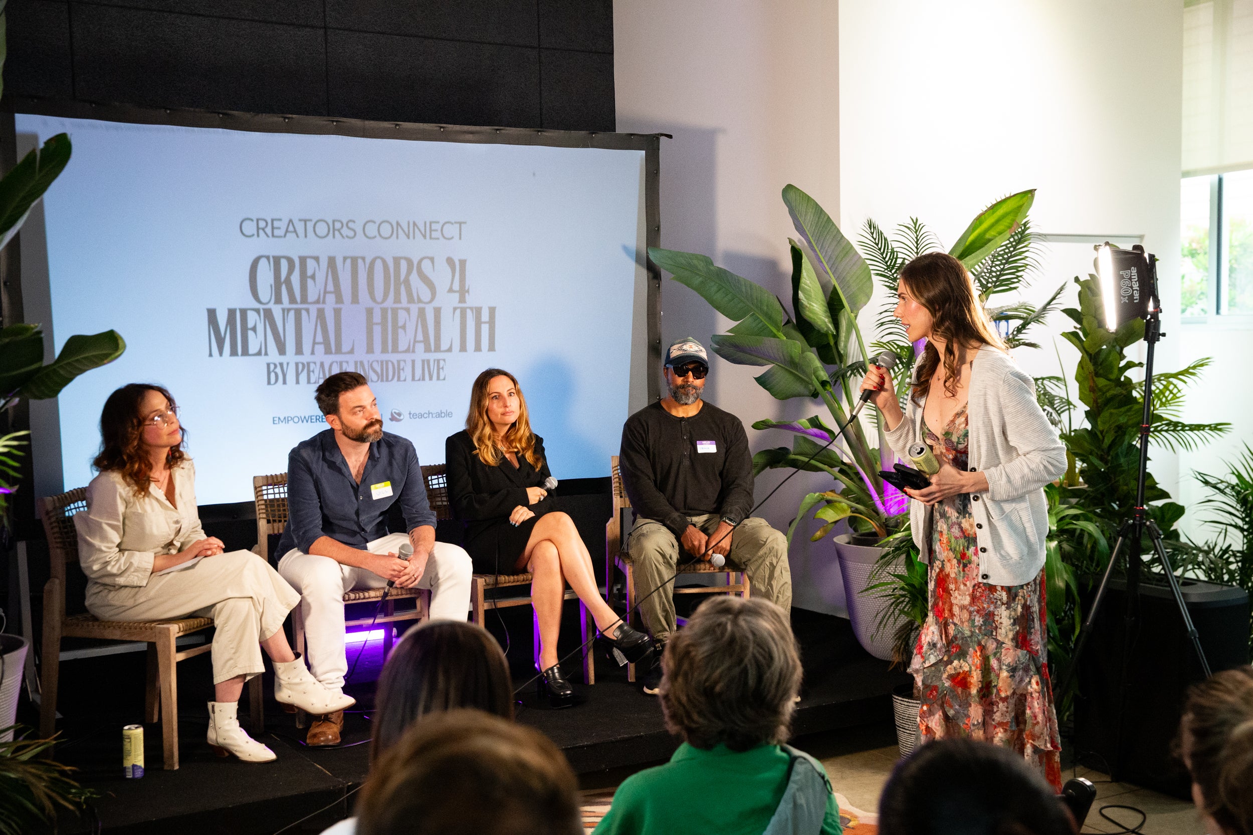 creators 4 mental health event panel