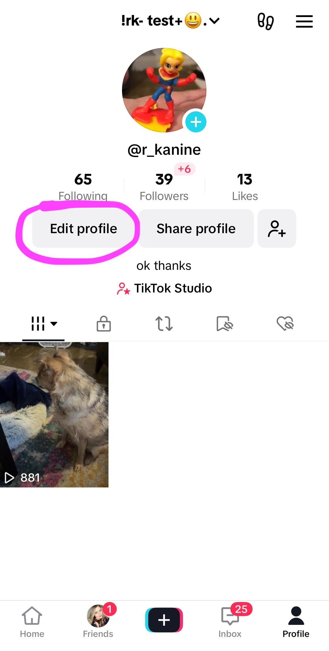 Edit Profile