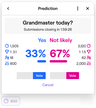 how to make a twitch poll - predicitions vs poll