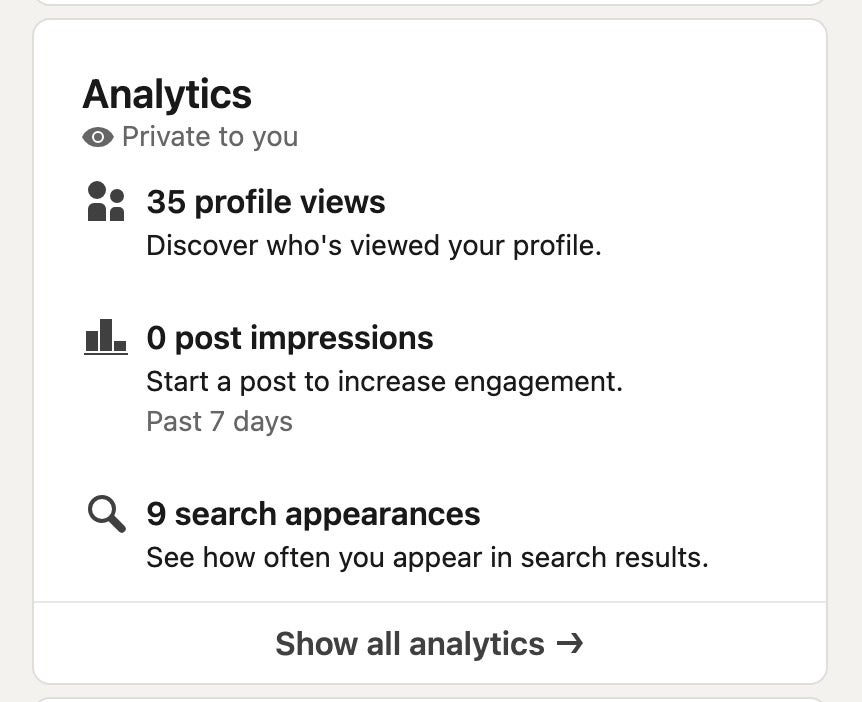 what are linkedin impressions — analytics