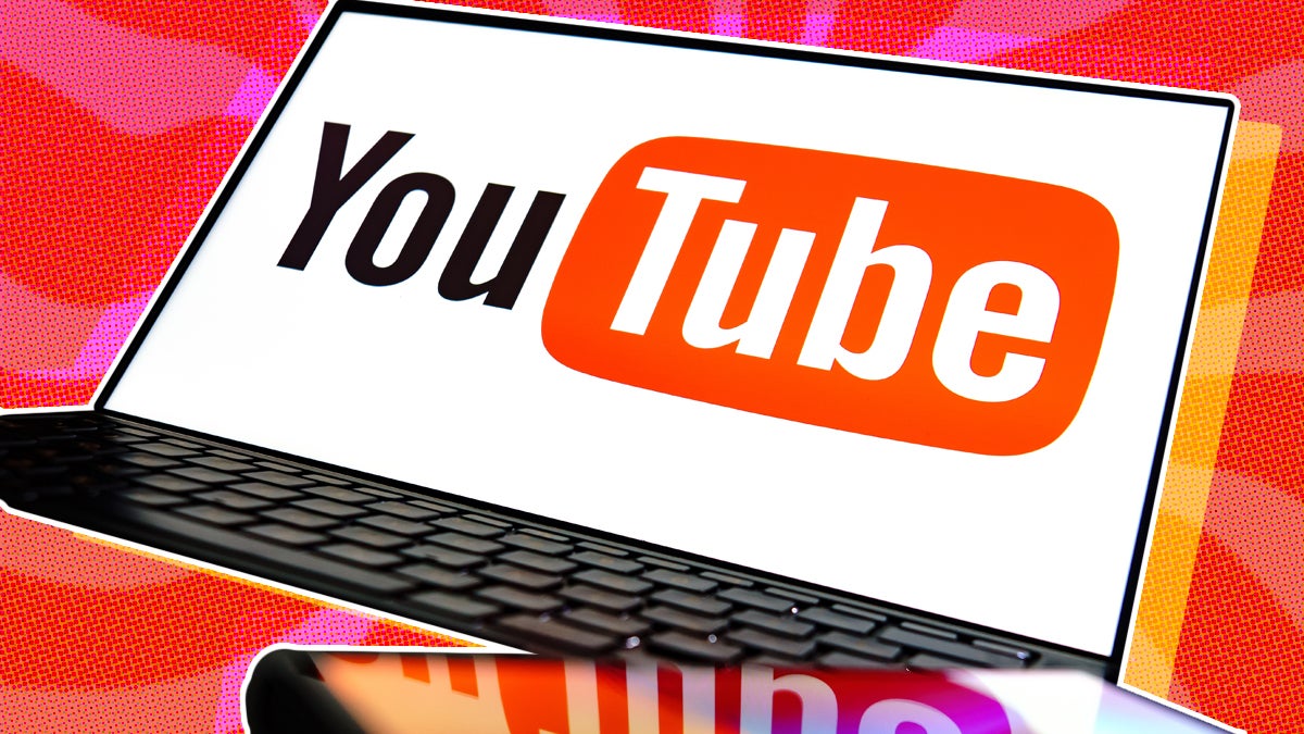 Youtube on computer screen