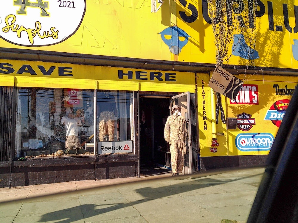 The Camp Snap Camera Review - army surplus store in Los Angeles
