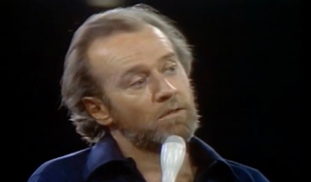 youtube demonetization - george carlin performing his 7 Words routine about the seven words you cannot say on TV without angering the FCC