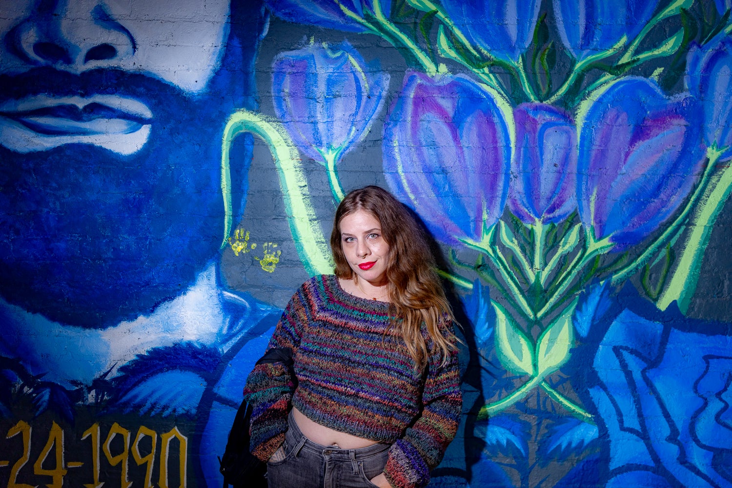 Lume Cube rgb tube light xl review - tattoo artist emily effler modeling