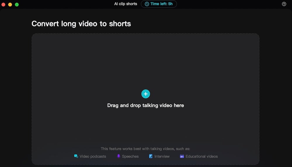 CapCut desktop long clip editor 
