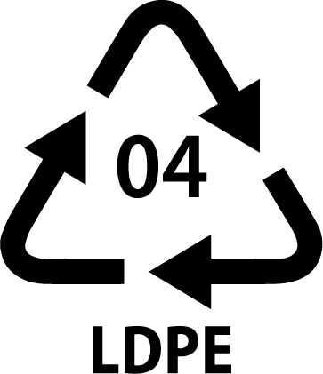 LDPE recycling symbol
