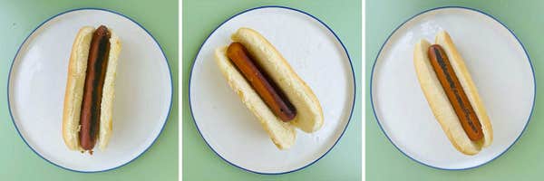 oscar meyer plent hot dog impossibel hot dog morningstar veggie dog