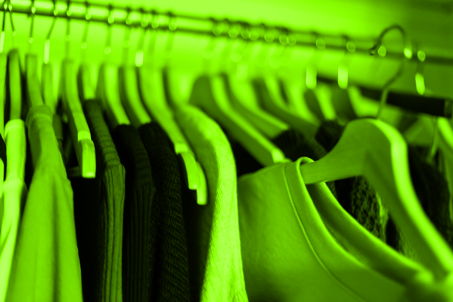 sweaters on rack