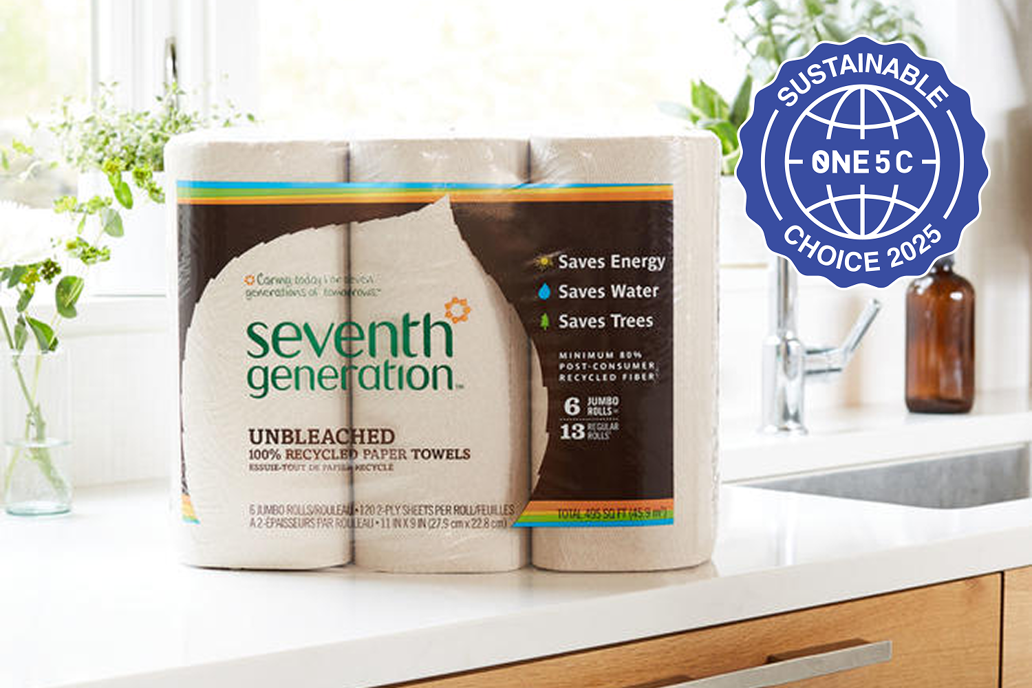 seventh generation recycled paper towels one5c sustainable choice