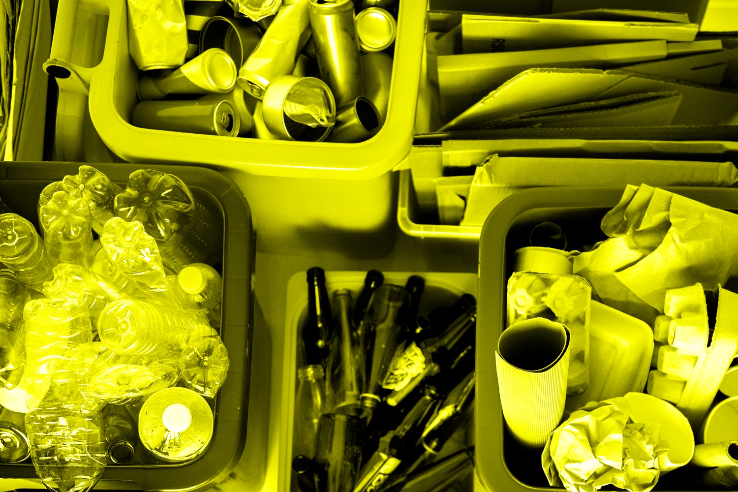 sorted recycling